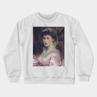 May Sartoris, Mrs Henry Evans Gordon by Frederic Leighton Crewneck Sweatshirt